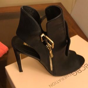 black with gold buckles really nice